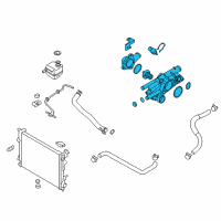 OEM 2012 Hyundai Tucson Control Assembly-Coolant Temperature Diagram - 25600-2G400