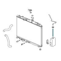 OEM 2019 Acura RDX HOSE A, RESERVE TANK Diagram - 19103-5YF-A00