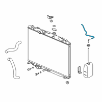 OEM 2019 Acura RDX HOSE B, RESERVE TANK Diagram - 19104-5YF-A00