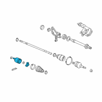 OEM Acura TSX Joint Set, Inboard Diagram - 44310-STK-306