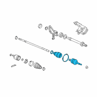 OEM 2013 Acura TL Joint Set, Outboard (NTN) Diagram - 44014-TK5-A51