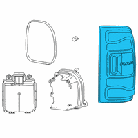 OEM 2021 Ram 2500 Lamp-Tail Diagram - 68361717AD