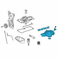 OEM 2017 Lexus RC200t Manifold Sub-Assembly, Intake Diagram - 17101-36082