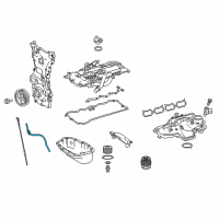 OEM 2019 Lexus RC300 Guide, Oil Level Gage Diagram - 11452-36070