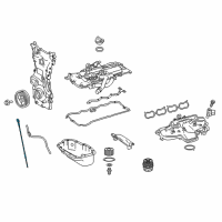 OEM 2017 Lexus RC200t Gage Sub-Assy, Oil Level Diagram - 15301-36041