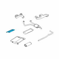 OEM Dodge B2500 Shield-Heat Diagram - 55347453AD