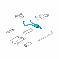 OEM Dodge B3500 Catalytic Converter Diagram - 5019097AB