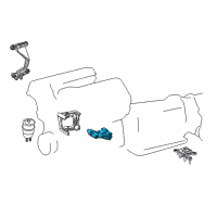 OEM 2018 Lexus LS500 Bracket, Engine Mount Diagram - 12315-70150