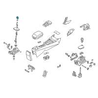 OEM 2014 Hyundai Elantra Knob-GEARSHIFT Lever Diagram - 43711-A5200