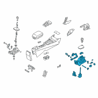 OEM 2013 Hyundai Elantra GT Lever Assembly-Automatic Transmission Diagram - 46700-A5200