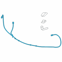 OEM 2015 Cadillac CTS Hose Asm-Headlamp Washer Diagram - 20945126