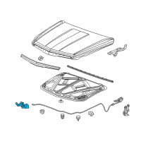 OEM 2017 Cadillac Escalade ESV Lock Assembly Diagram - 84355610