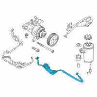 OEM 2014 BMW X5 2Nd Part Adaptive Drive Expansion Hose Diagram - 32-41-6-790-674