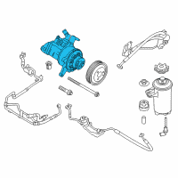 OEM BMW X5 Tandem Pump Diagram - 32-41-6-867-916