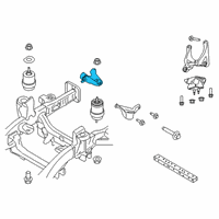 OEM 2022 Ford Ranger Support Bracket Diagram - KB3Z-6030-A