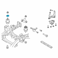 OEM 2021 Ford Ranger Motor Mount Diagram - JB3Z-6A065-A