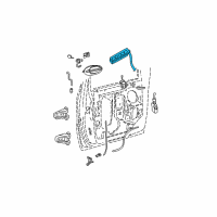 OEM Ford Explorer Sport Trac Keyless Lock Pad Diagram - 8L8Z-14A626-AA