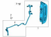 OEM 2021 GMC Sierra 3500 HD Tail Lamp Diagram - 84968743