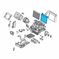 OEM 2013 Ford Escape Evaporator Core Seal Diagram - BV6Z-19W700-A