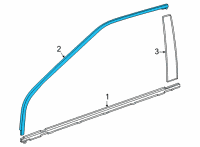 OEM 2019 Toyota Mirai Applique Diagram - 75755-62010