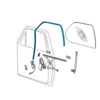 OEM Ford Explorer Run Channel Diagram - F3TZ9821546A