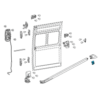 OEM Ram ProMaster 3500 Clip-ATTACHING Diagram - 68202408AA