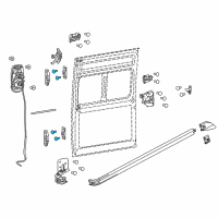 OEM 2020 Ram ProMaster City Screw Diagram - 6511273AA