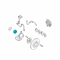 OEM Kia Rondo Front Wheel Bearing Diagram - 517201D000