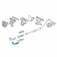 OEM 2000 Honda CR-V Pipe A, Exhuast Diagram - 18210-S10-L01