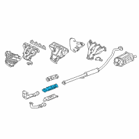 OEM 1997 Honda CR-V Converter (Aee782) Diagram - 18160-P3F-A00