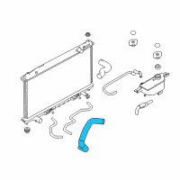 OEM Infiniti Q50 Hose-Radiator, Lower Diagram - 21503-4GB0A