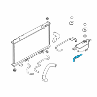 OEM Infiniti Q50 Hose-Reservoir Tank Diagram - 21741-4GN0A