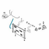 OEM 2004 Ford Focus Return Hose Diagram - 2M5Z-8K289-AA