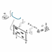 OEM 2003 Ford Focus Hose Diagram - 1S4Z-8K012-AA