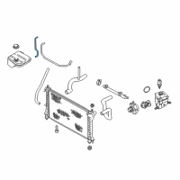 OEM 2000 Ford Focus Hose Diagram - 1S4Z-8K276-AA