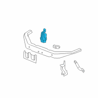 OEM 2007 Cadillac SRX Sensor Diagram - 25731293