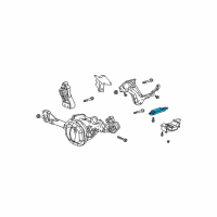 OEM 2003 Dodge Ram 1500 Bracket-Transmission Mount Diagram - 52020970AC