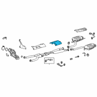 OEM 2020 Lexus LS500 INSULATOR Sub-Assembly Diagram - 58043-50040