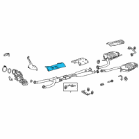 OEM 2021 Lexus LS500 INSULATOR, Front Floor Diagram - 58157-50070