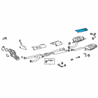 OEM 2018 Lexus LS500h INSULATOR Sub-Assembly Diagram - 58046-50010
