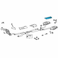 OEM Lexus LS500 INSULATOR Sub-Assembly Diagram - 58046-50010