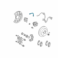 OEM 2018 Toyota Sienna Brake Hose Diagram - 90947-A2101