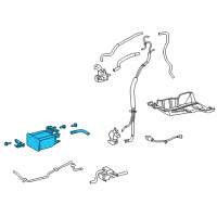 OEM Toyota Sienna Vapor Canister Diagram - 77740-08060