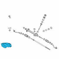 OEM Hyundai Sonata Heat Protector Diagram - 57260-3Q000