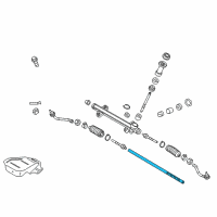 OEM 2013 Kia Optima Rack Assembly-Power Steering Gear Box Diagram - 577103Q000