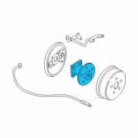 OEM 1998 Buick Century Hub & Bearing Diagram - 7470609