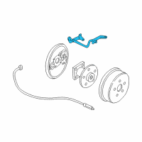 OEM 2002 Buick Regal Hose Asm-Rear Brake-RH Diagram - 22163796