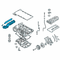 OEM BMW M8 Intake Manifold System Diagram - 11-61-8-601-613