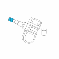 OEM 2010 Dodge Ram 1500 Cap Kit-Valve Stem Diagram - 68058768AA