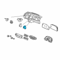 OEM Honda CR-V Switch Assembly, Passenger Side Heated Seat (Dark Gun Metallic) Diagram - 35600-SWA-A01ZA